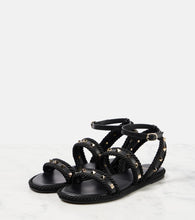 Valentino Garavani Rockstud Torchon leather sandals