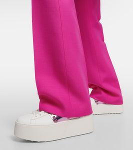 Valentino Garavani Rockstud Untitled leather platform sneakers