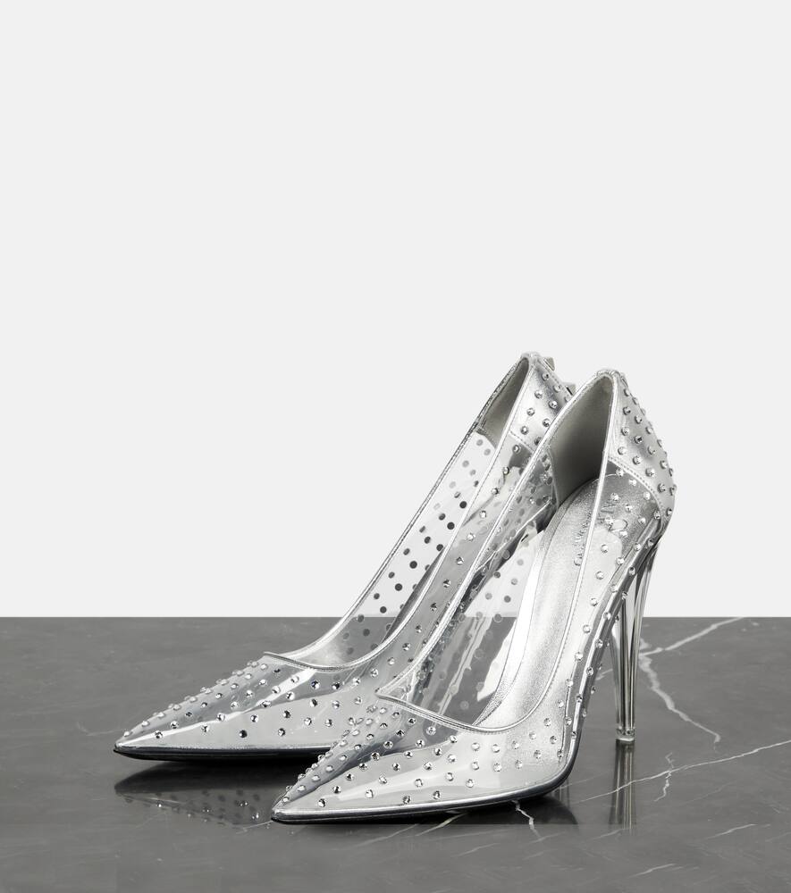 Valentino Garavani Rockstud embellished PVC pumps