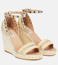 Valentino Garavani Rockstud espadrille wedges