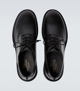 Valentino Garavani Rockstud leather Derby shoes