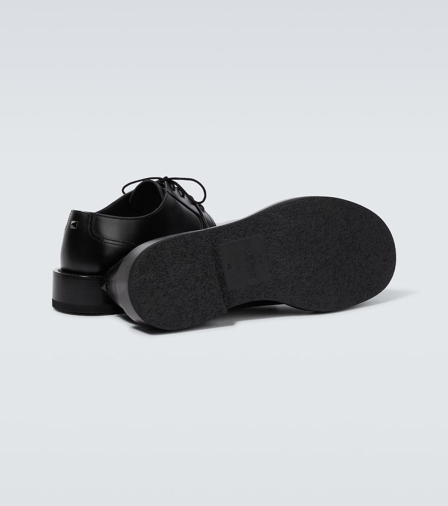 Valentino Garavani Rockstud leather Derby shoes