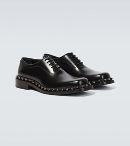Valentino Garavani Rockstud leather Oxford shoes