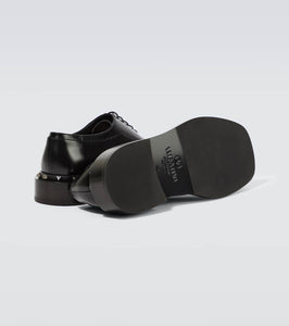Valentino Garavani Rockstud leather Oxford shoes