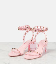 Valentino Garavani Rockstud leather and PVC sandals