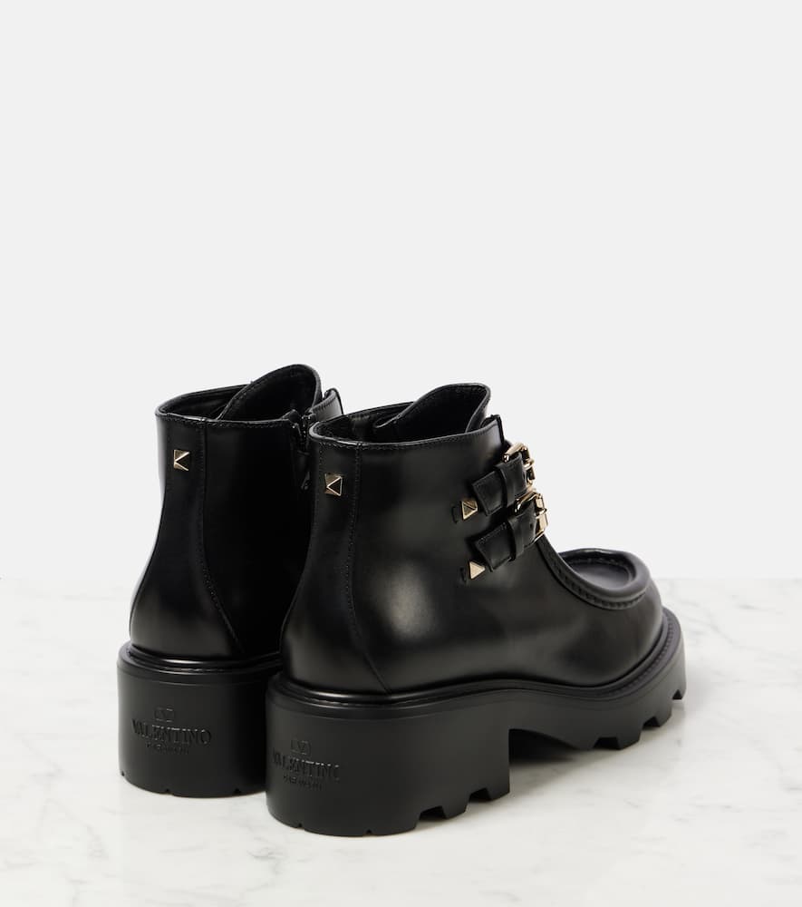 Valentino Garavani Rockstud leather ankle boots
