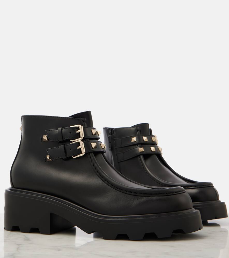 Valentino Garavani Rockstud leather ankle boots