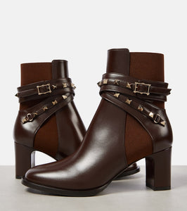 Valentino Garavani Rockstud leather ankle boots