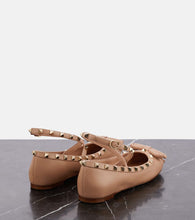 Valentino Garavani Rockstud leather ballet flats