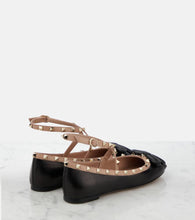 Valentino Garavani Rockstud leather ballet flats