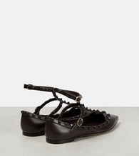 Valentino Garavani Rockstud leather ballet flats