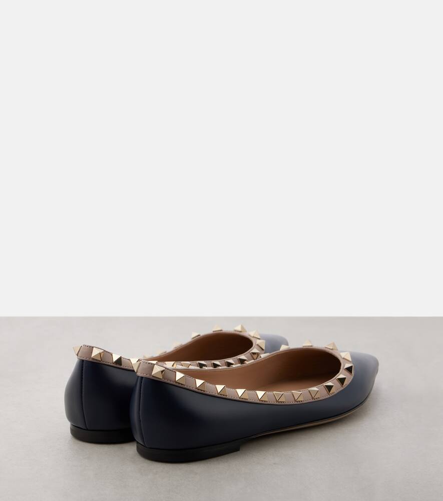 Valentino Garavani Rockstud leather ballet flats