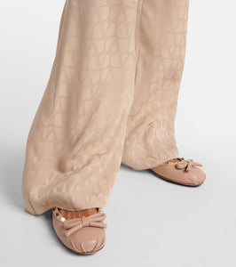 Valentino Garavani Rockstud leather ballet flats