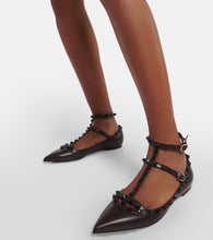 Valentino Garavani Rockstud leather ballet flats