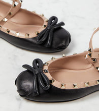 Valentino Garavani Rockstud leather ballet flats