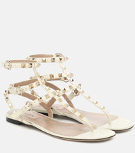Valentino Garavani Rockstud leather sandals - Valentino Garavani Rockstud 皮革凉鞋