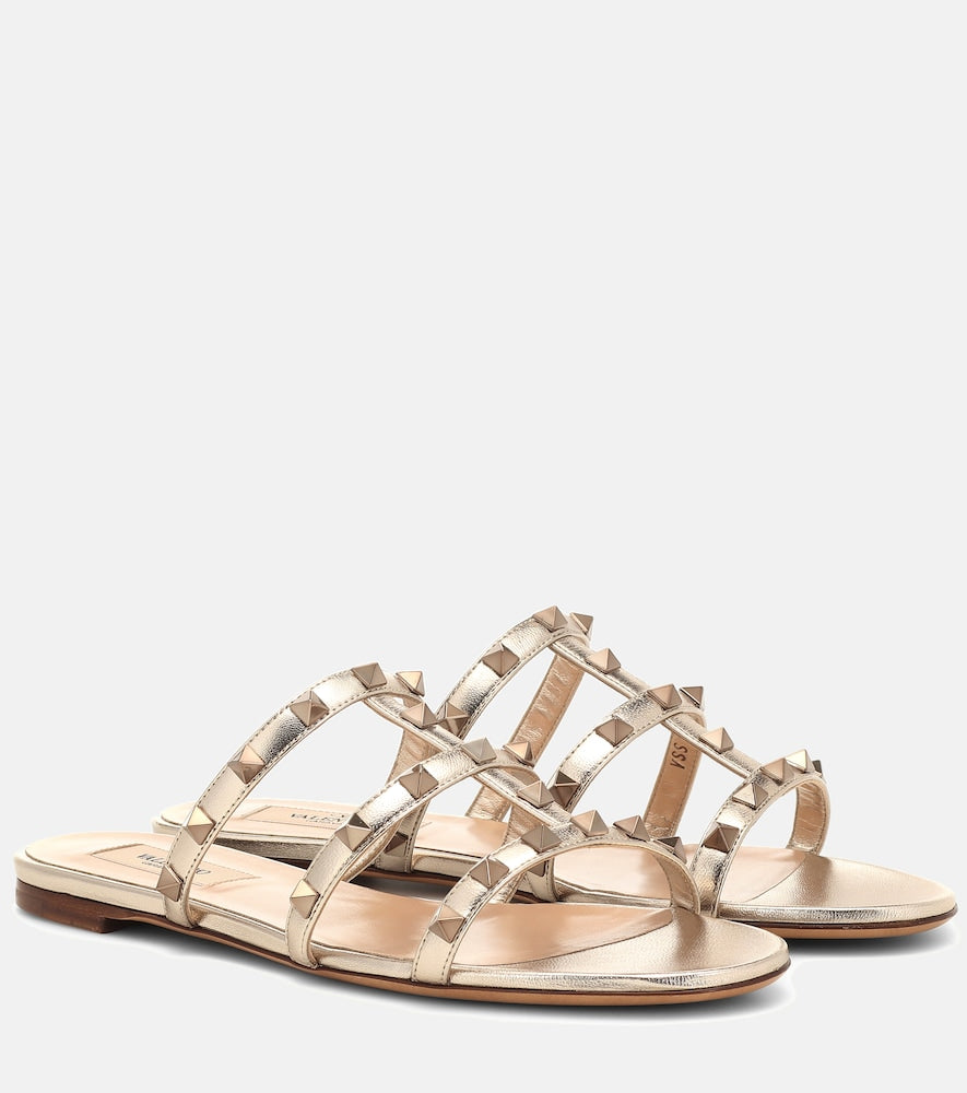 Valentino Garavani Rockstud leather sandals - Valentino Garavani Rockstud 皮革凉鞋