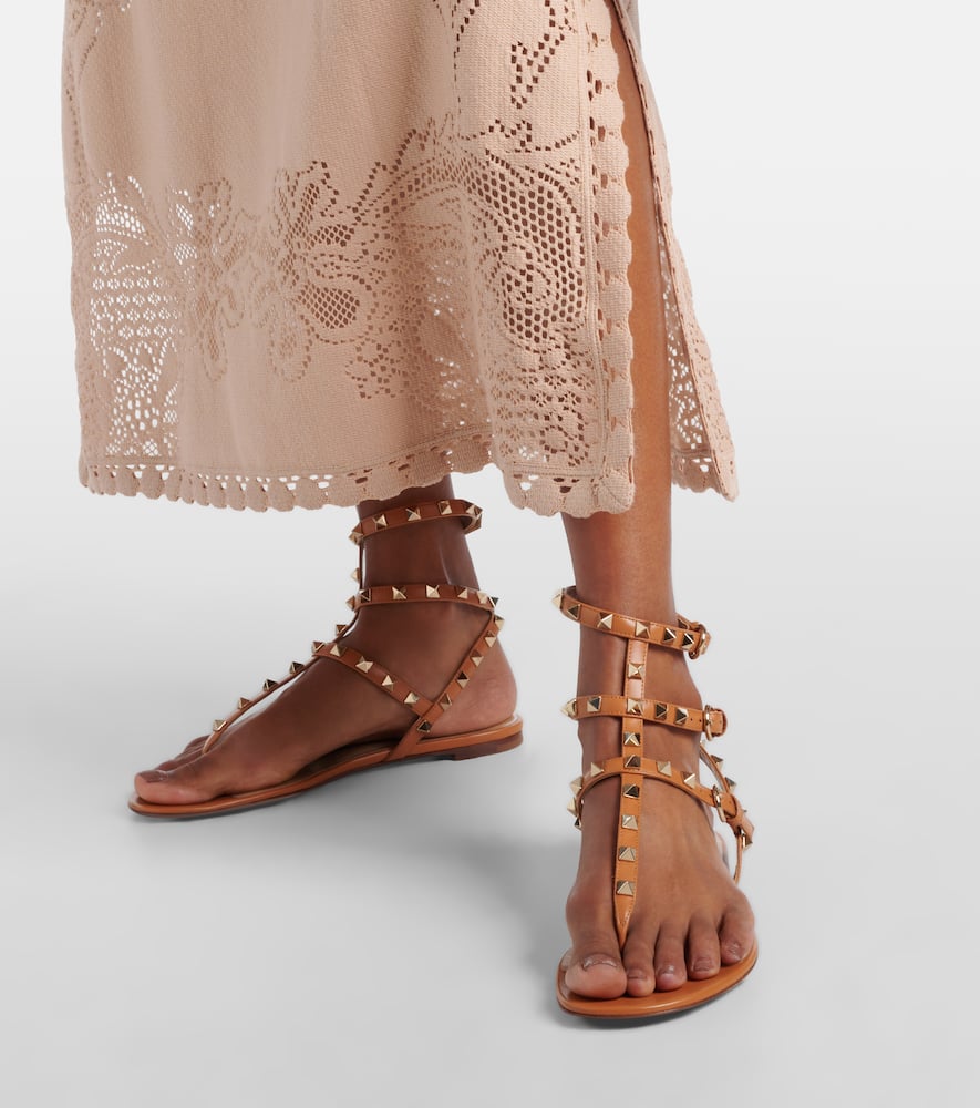 Valentino Garavani Rockstud leather thong sandals