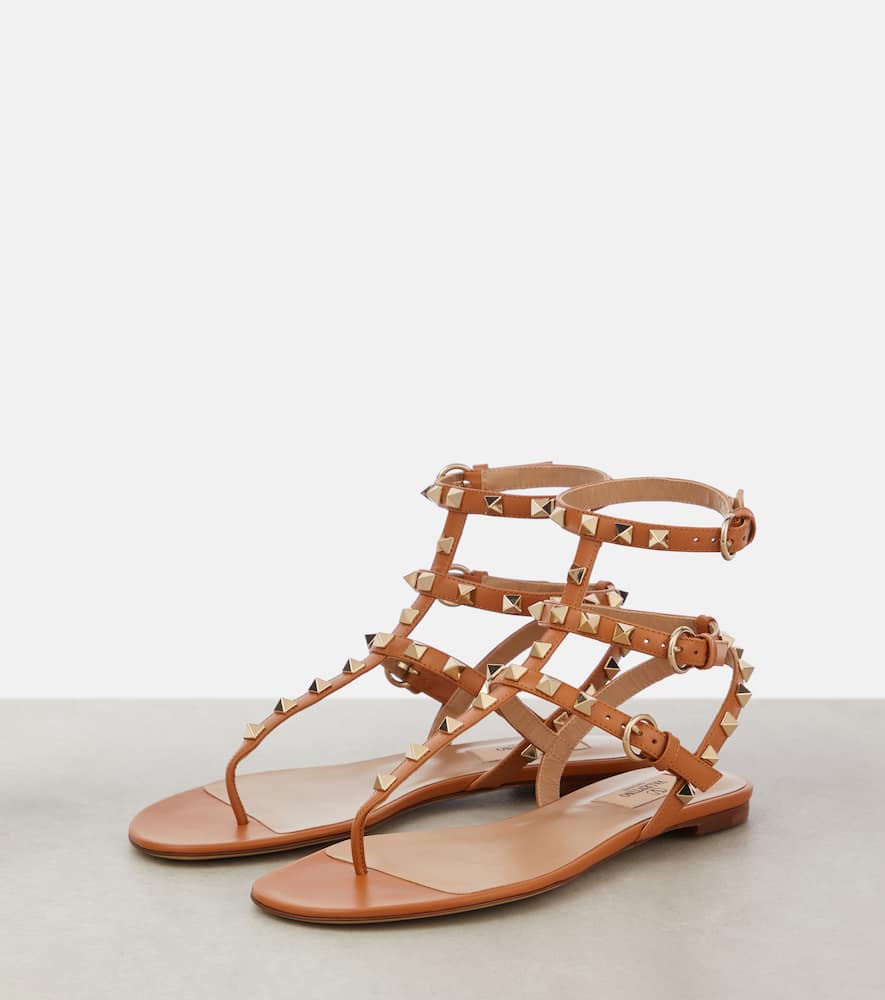 Valentino Garavani Rockstud leather thong sandals