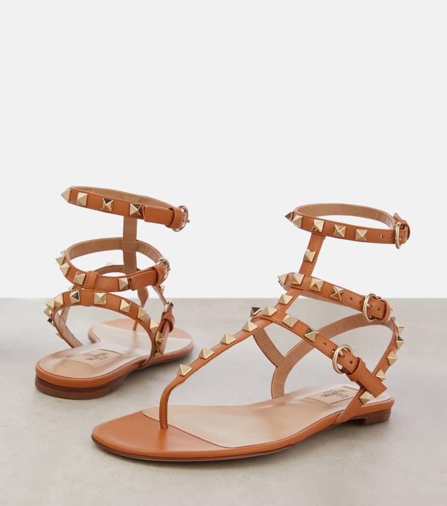 Valentino Garavani Rockstud leather thong sandals