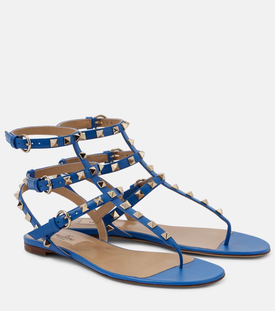 Valentino Garavani Rockstud leather thong sandals