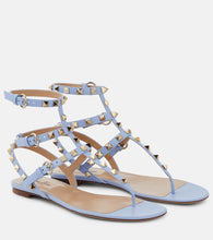 Valentino Garavani Rockstud leather thong sandals - Valentino Garavani Rockstud 皮革人字拖