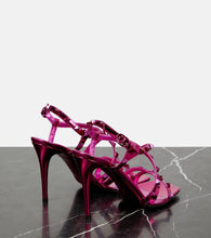 Valentino Garavani Rockstud metallic leather sandals