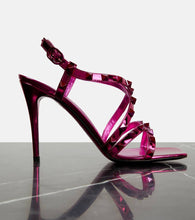 Valentino Garavani Rockstud metallic leather sandals