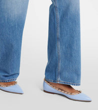 Valentino Garavani Rockstud patent leather ballet flats