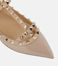 Valentino Garavani Rockstud patent leather ballet flats