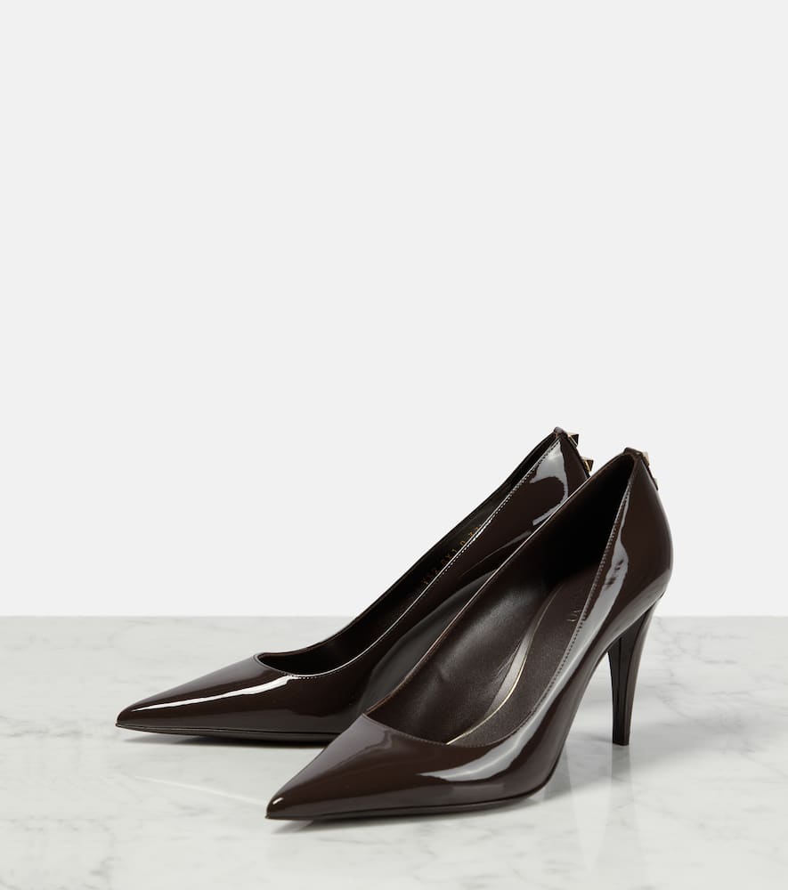 Valentino Garavani Rockstud patent leather pumps