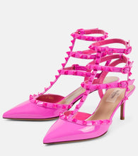 Valentino Garavani Rockstud patent leather pumps