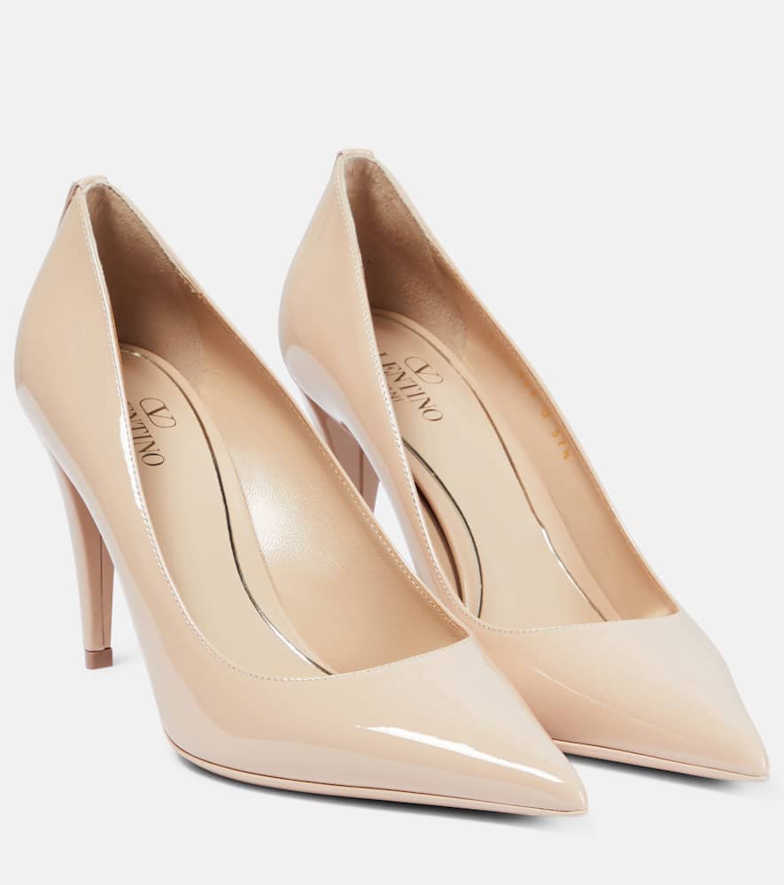 Valentino Garavani Rockstud patent leather pumps
