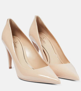 Valentino Garavani Rockstud patent leather pumps