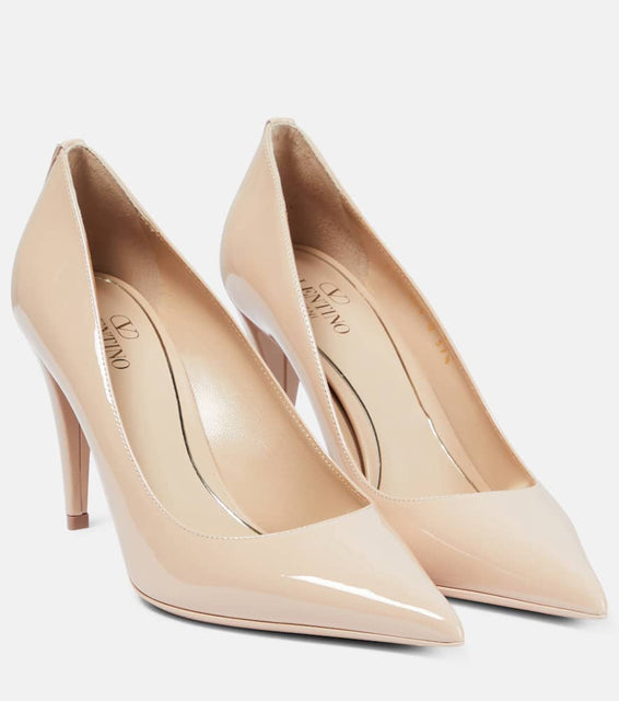 Valentino Garavani Rockstud patent leather pumps