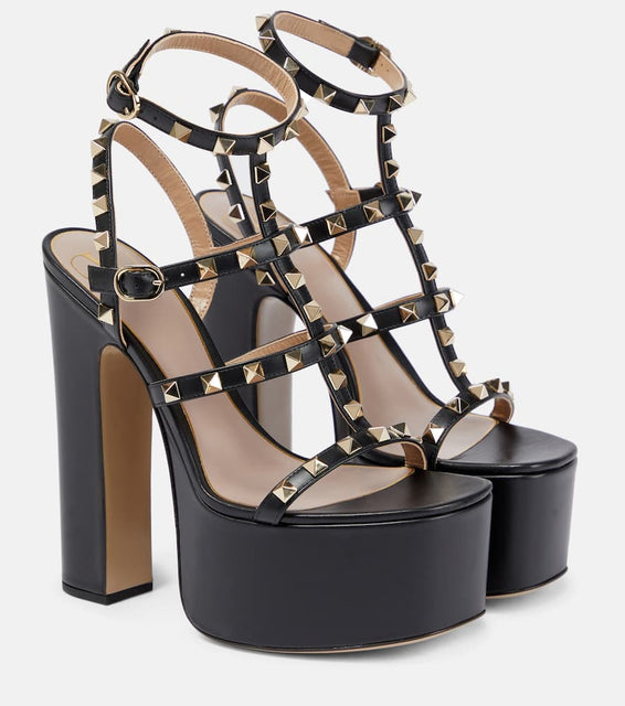 Valentino Garavani Rockstud platform leather sandals