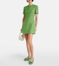 Valentino Garavani Rockstud tweed lam√É¬© ballet flats