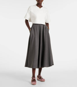 Valentino Garavani Rockstud velvet ballet flats