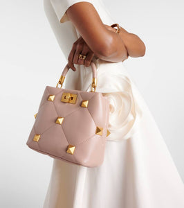 Valentino Garavani Roman Stud Small leather tote bag