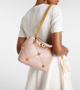 Valentino Garavani Roman Stud Small leather tote bag