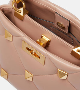 Valentino Garavani Roman Stud Small leather tote bag