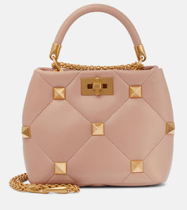 Valentino Garavani Roman Stud Small leather tote bag