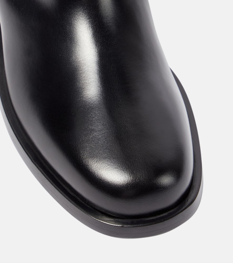 Valentino Garavani Roman Stud leather knee-high boots