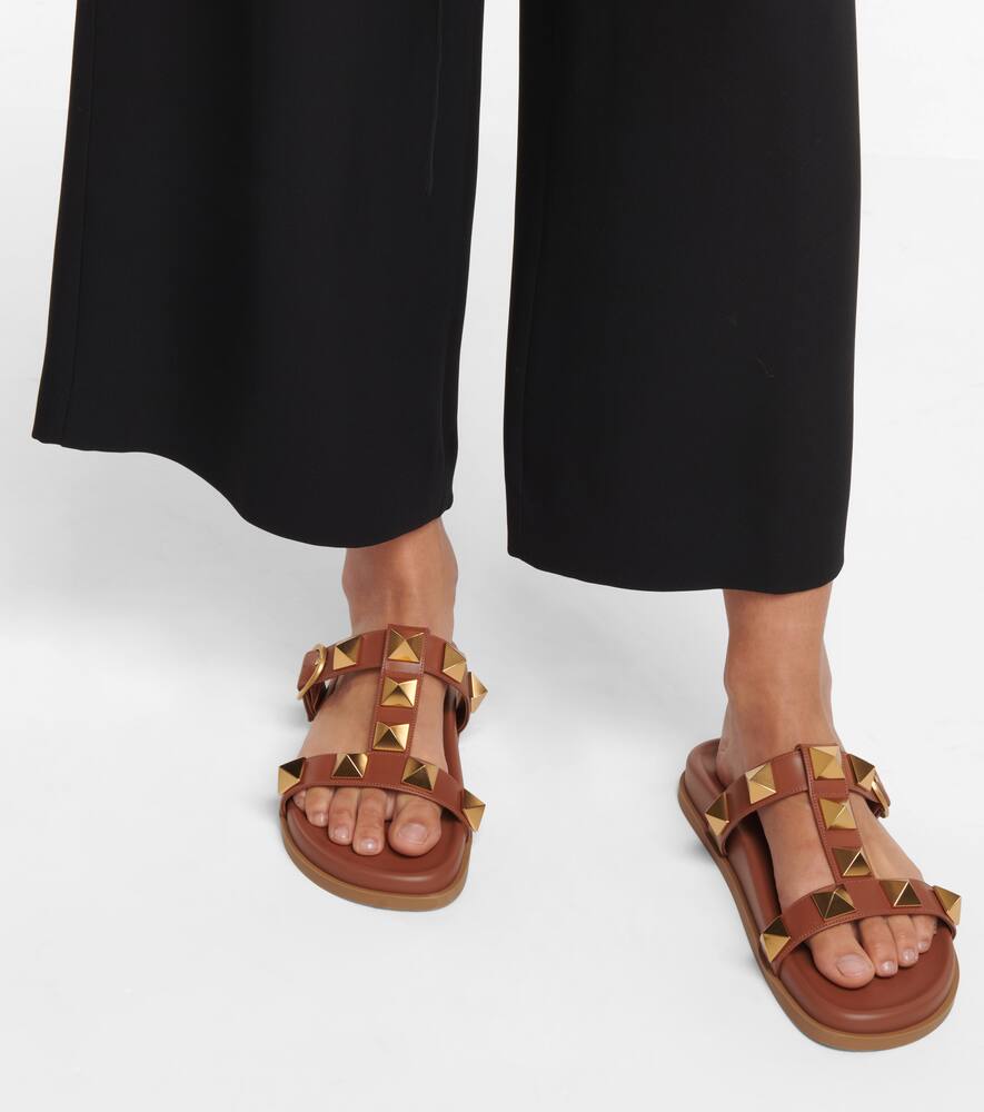 Valentino Garavani Roman Stud leather slides