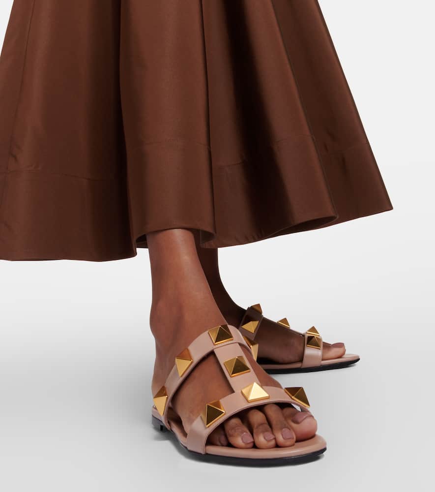 Valentino Garavani Roman Stud leather slides