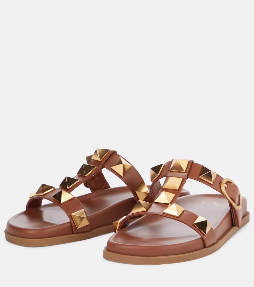 Valentino Garavani Roman Stud leather slides