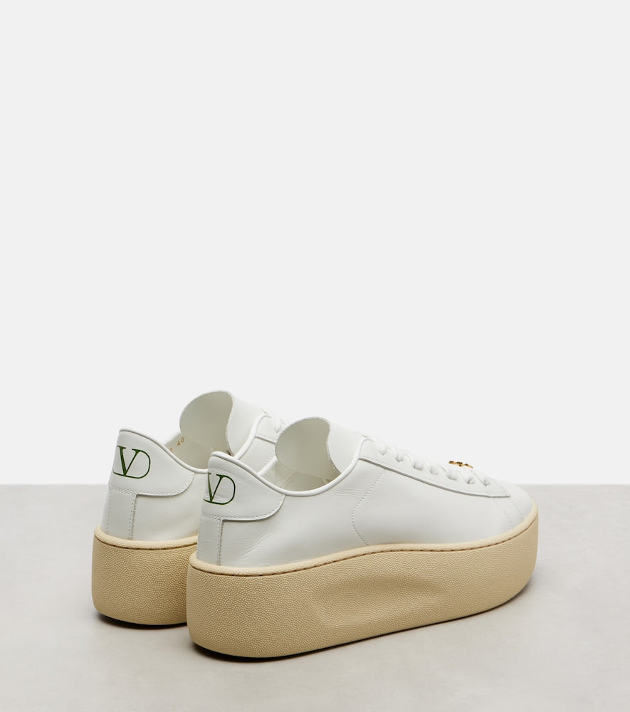 Valentino Garavani Royco 55 leather platform sneakers