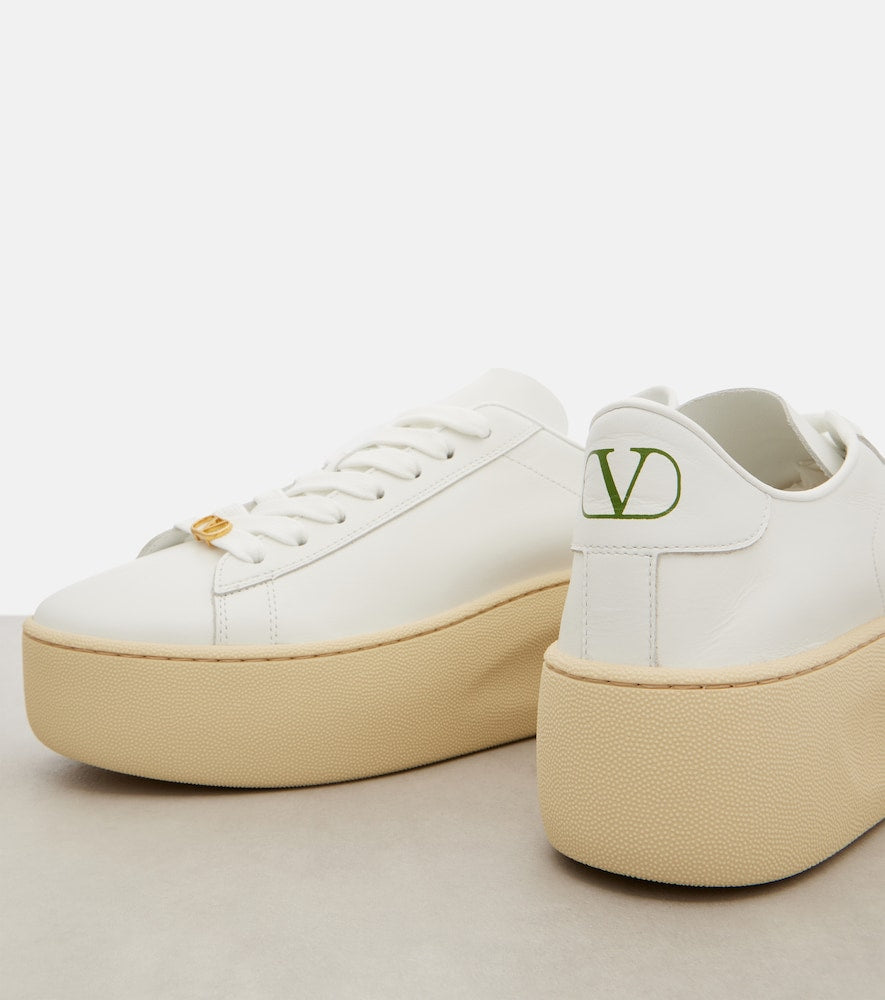 Valentino Garavani Royco 55 leather platform sneakers
