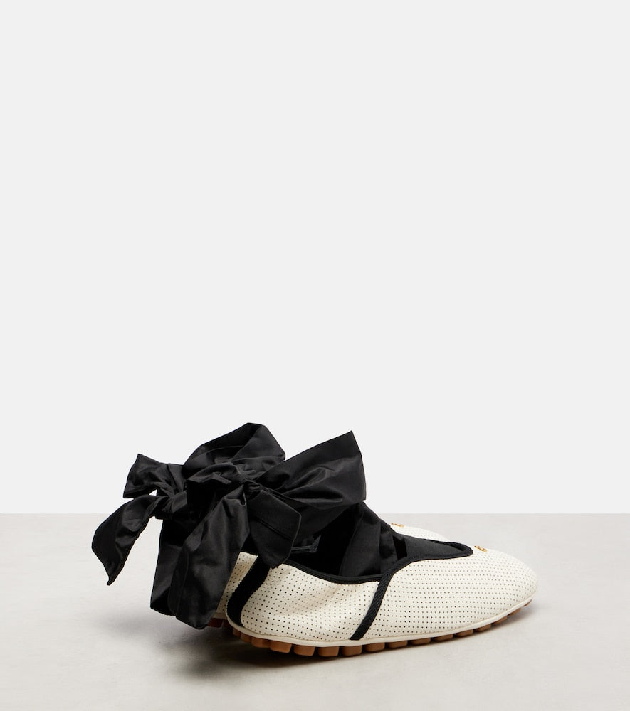 Valentino Garavani Rythmika perforated leather ballet flats