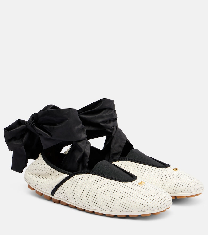 Valentino Garavani Rythmika perforated leather ballet flats